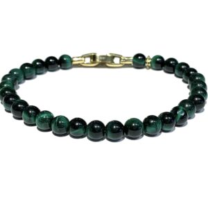 Браслет W&W Green Jade 6 mm